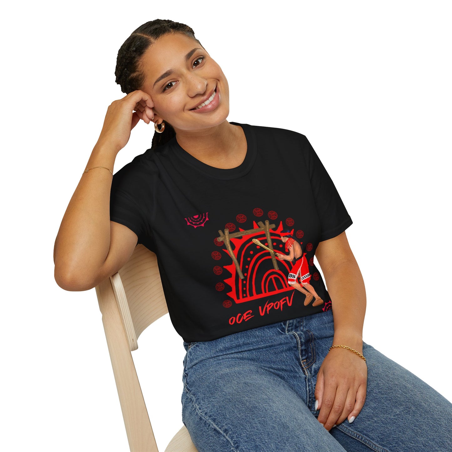 OCE VPOFV Unisex Softstyle T-Shirt - Vibrant Native Art Tee