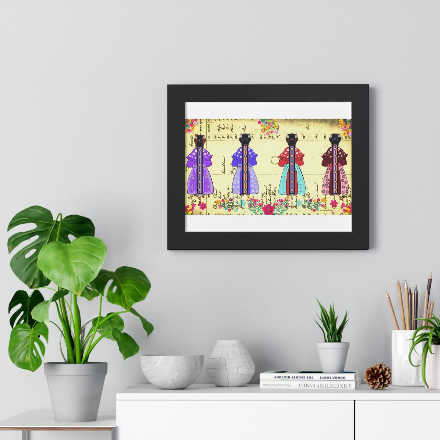 Four Sisters Framed Horizontal Poster