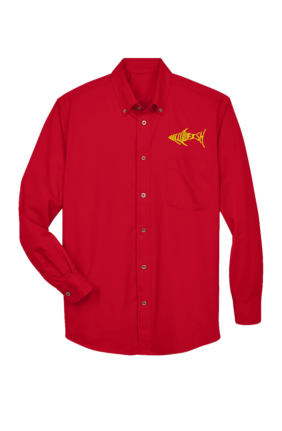 YF Mens Long-Sleeve Twill Shirt
